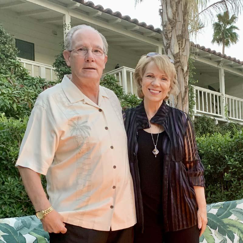 George Richards (right) and his wife, Carol. (Photo courtesy of George Richards)