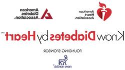 Know Diabetes by Heart Logo Lockup including American Heart Association and American Diabetes Association